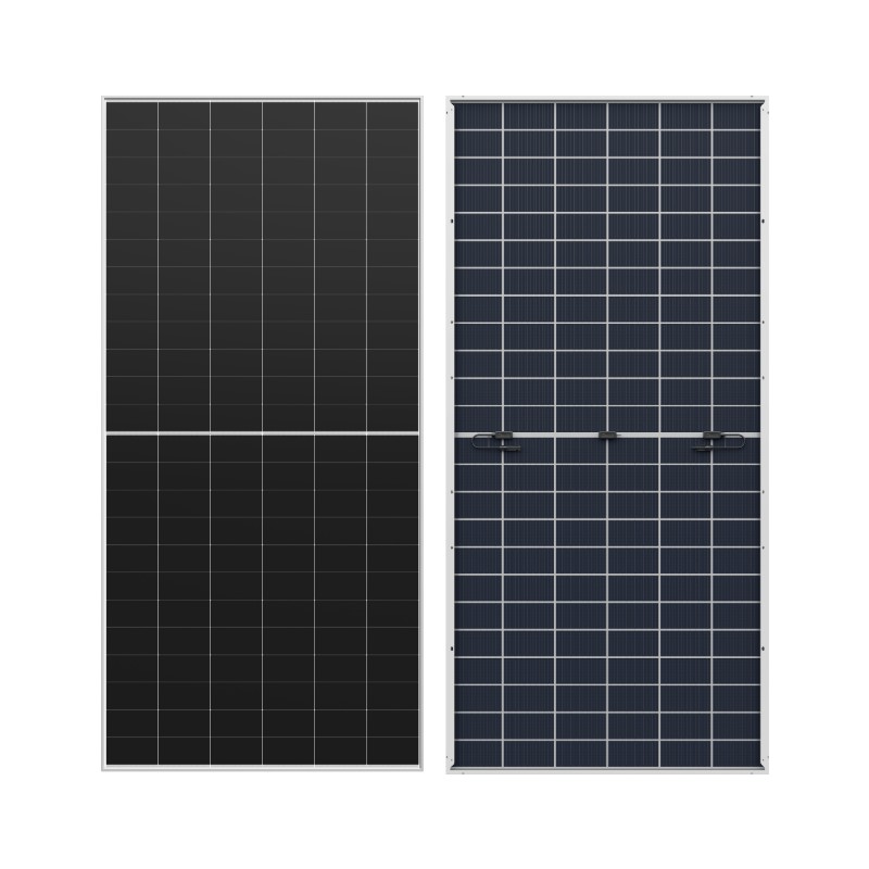 WERAN 640-670W HPBC 2.0 Bifacial Solar Panel – Modul PV Kaca Ganda Kontak Belakang OEM untuk Proyek Utilitas dan EPC