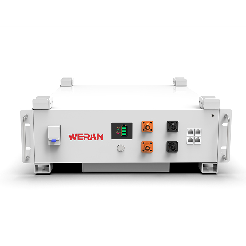 WERAN WRL-48100RW 51.2V 100Ah LiFePO4 Baterai Rak (5.12kWh) – 8000 Siklus, CAN/RS485, Home ESS yang Dapat Ditumpuk
