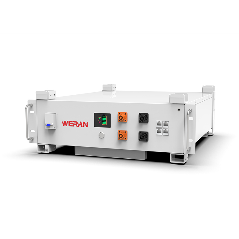 WERAN WRL-48100RW 51.2V 100Ah LiFePO4 Baterai Rak (5.12kWh) – 8000 Siklus, CAN/RS485, Home ESS yang Dapat Ditumpuk
