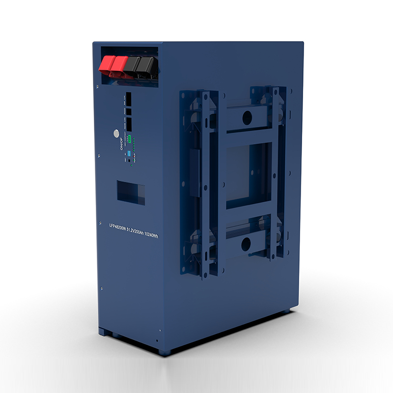 WERAN WRL-48100WB 51.2V 100Ah Baterai LiFePO4 yang Dipasang di Dinding (5.12kWh) – IP65, 6000 Siklus, Penyimpanan Tenaga Surya Rumah Luar Ruangan
