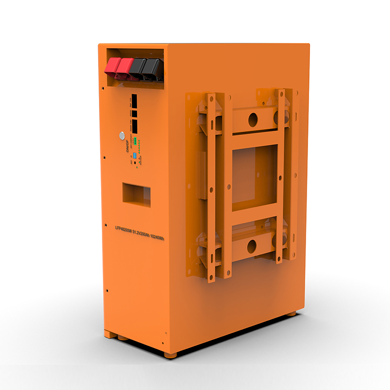 WERAN WRL-48200WO 51.2V 200Ah Baterai LiFePO4 yang Dipasang di Dinding (10.24kWh) – IP65, ESS Perumahan Berkapasitas Tinggi